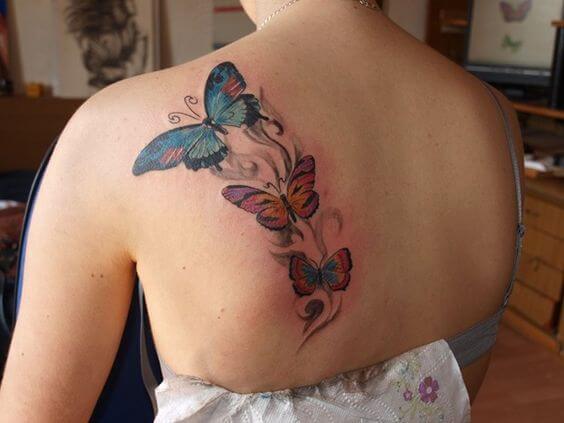 Butterfly tattoos design, idea 36