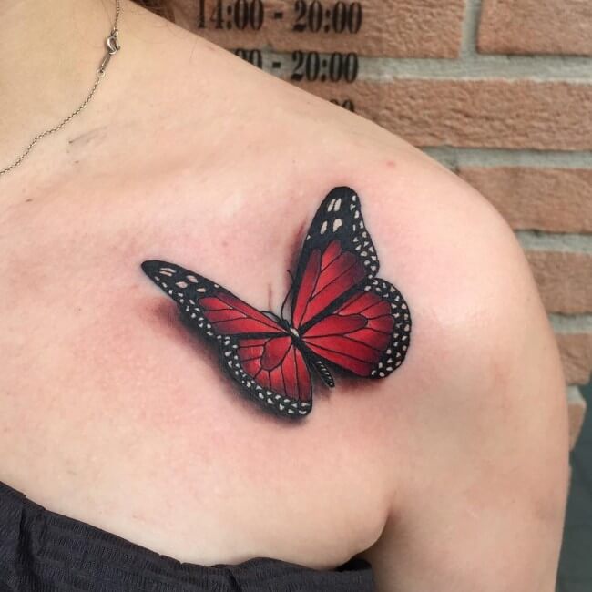 Butterfly tattoos design, idea 37