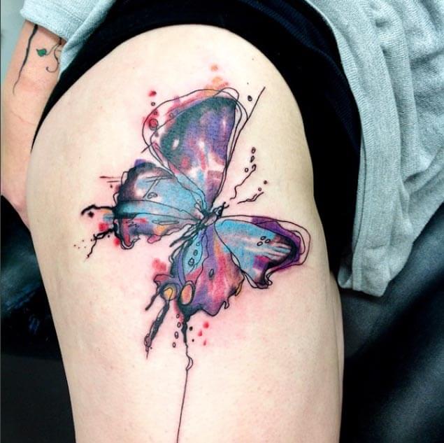 Butterfly tattoos design, idea 38