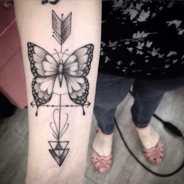 Butterfly tattoos design, idea 39