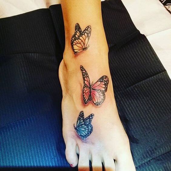 Butterfly tattoos design, idea 45