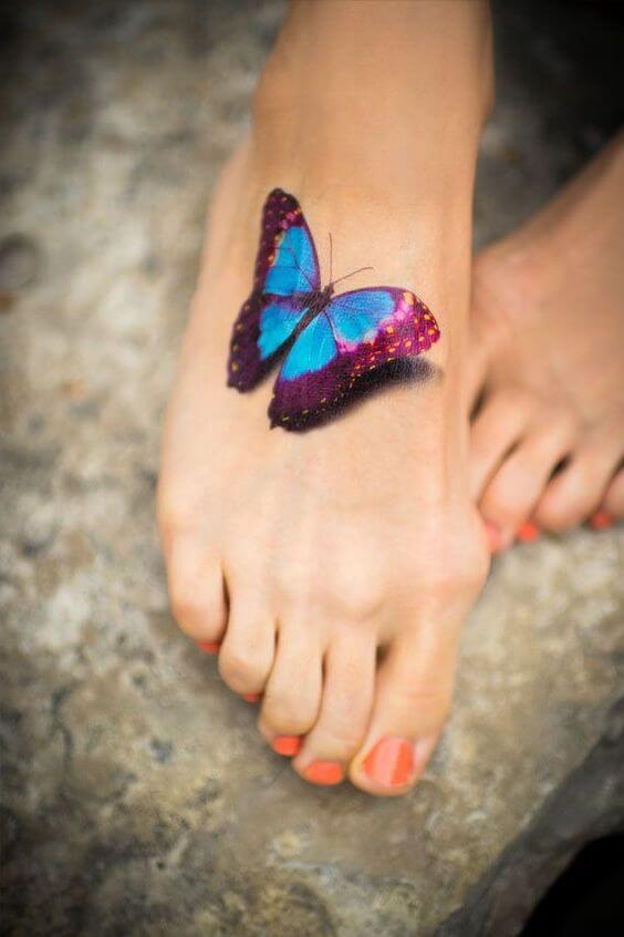 Butterfly tattoos design, idea 48
