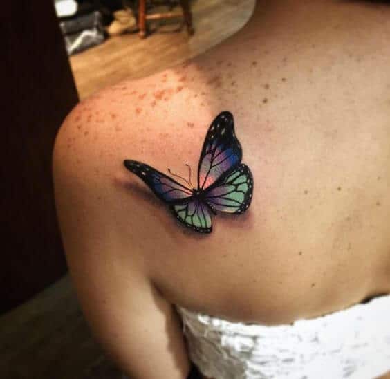 Butterfly tattoos design, idea 50