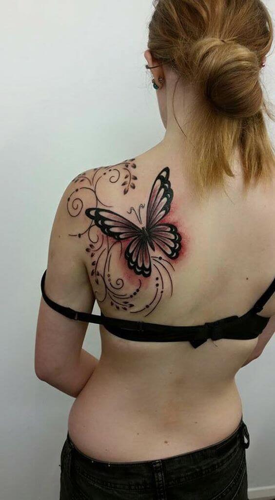 Butterfly tattoos design, idea 51
