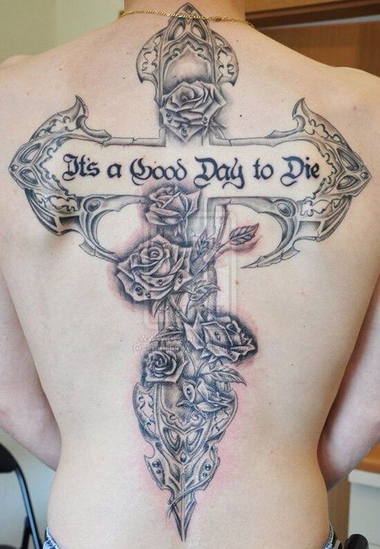 Cross tattoos design, idea 3