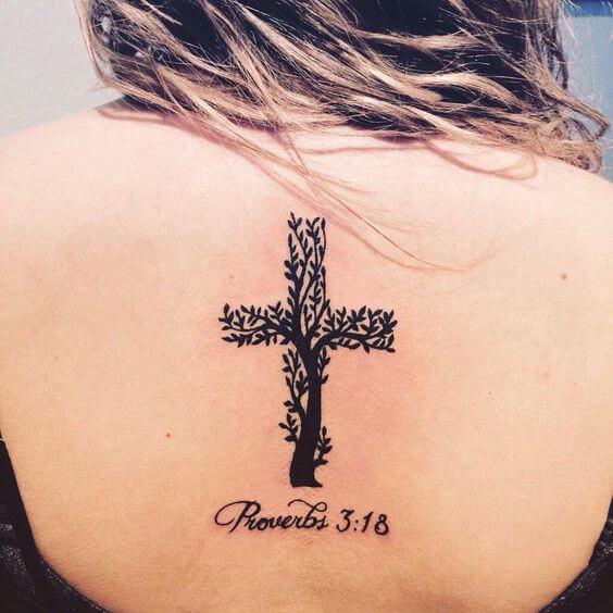 Cross tattoos design, idea 4