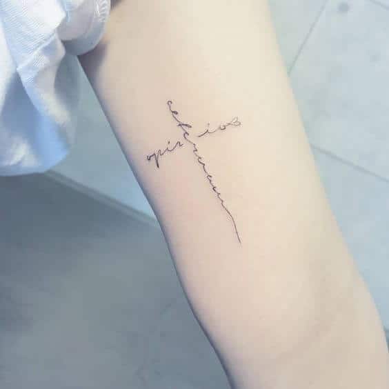 Cross tattoos design, idea 8