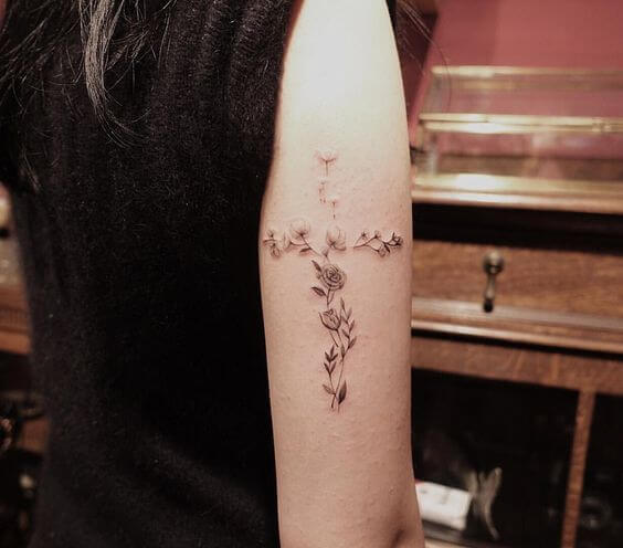 Cross tattoos design, idea 10
