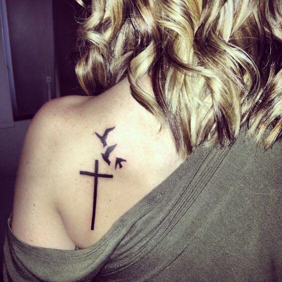 Cross tattoos design, idea 11