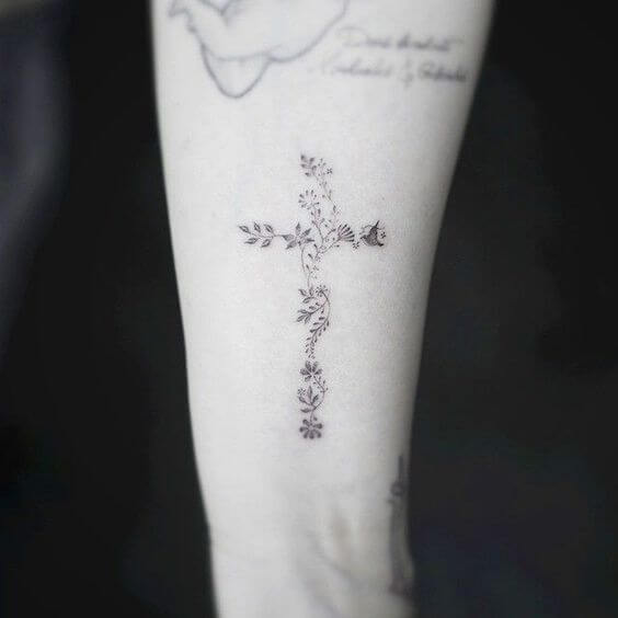 Cross tattoos design, idea 12