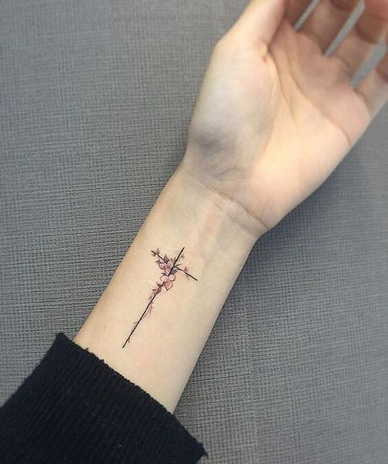 Cross tattoos design, idea 17