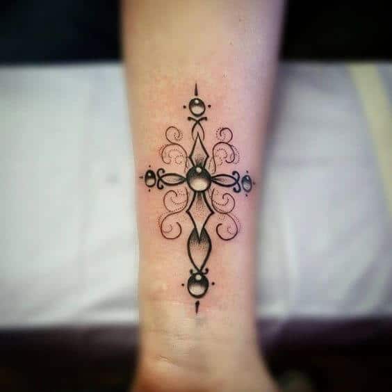 Cross tattoos design, idea 22