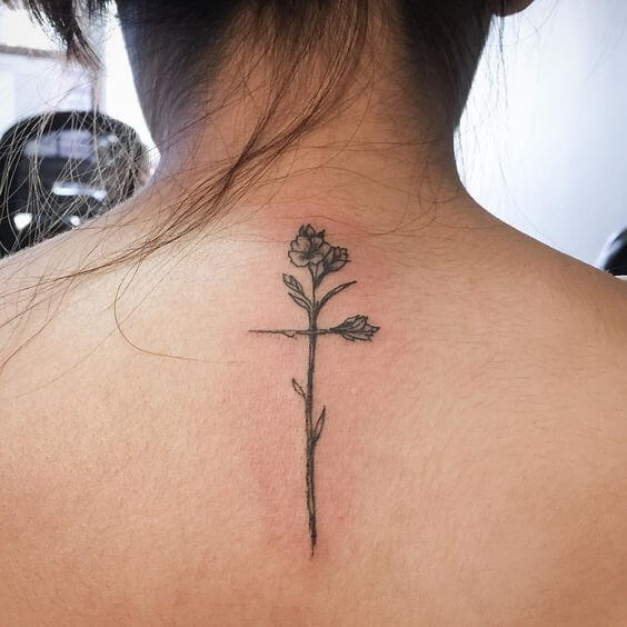 Cross tattoos design, idea 28
