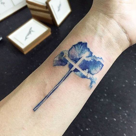 Cross tattoos design, idea 29