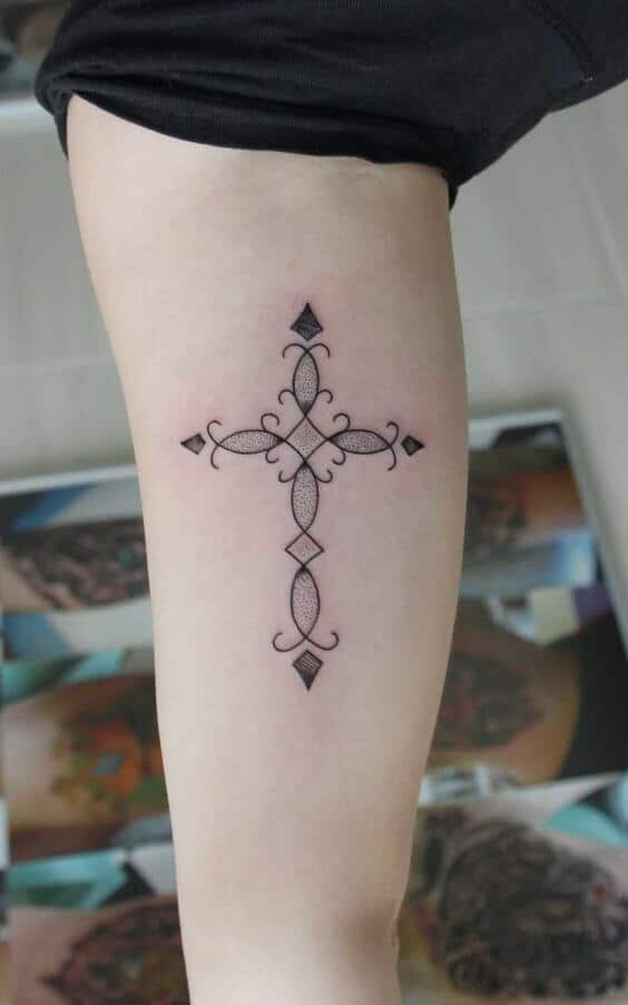 Cross tattoos design, idea 48
