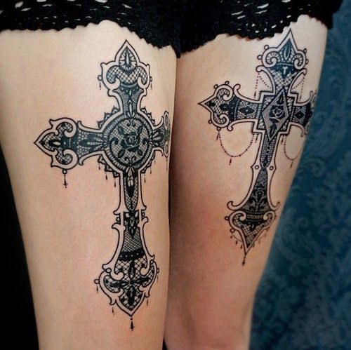 Cross tattoos design, idea 50