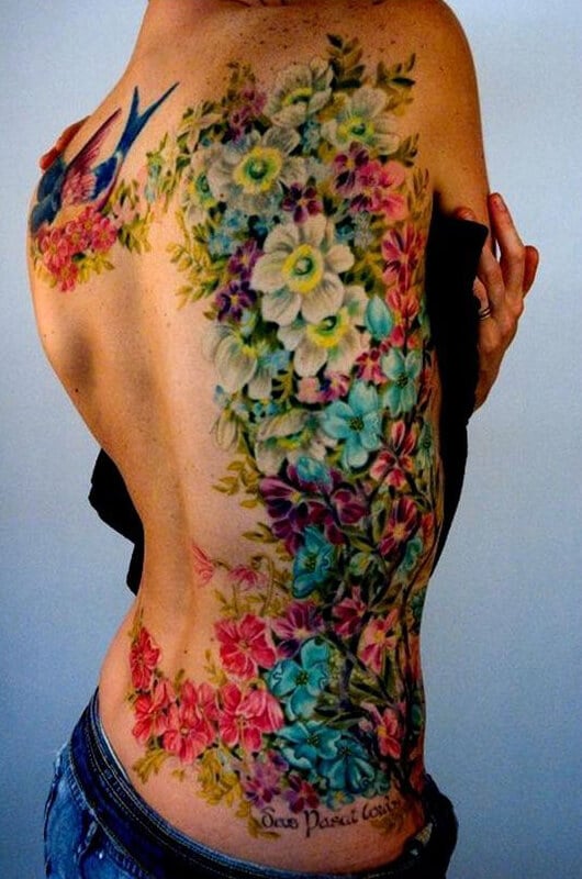 Flower tattoos design, idea 20