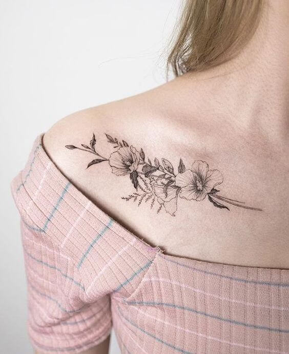 Flower tattoos design, idea 23