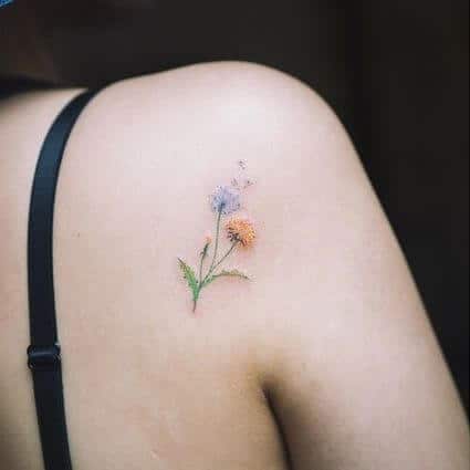 Flower tattoos design, idea 24