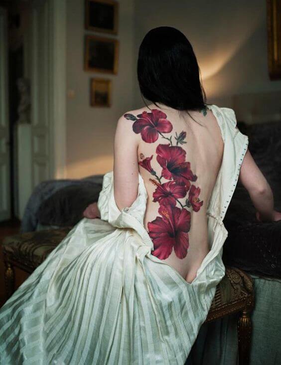 Flower tattoos design, idea 37