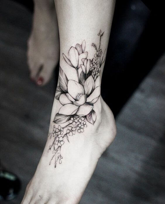 Flower tattoos design, idea 38
