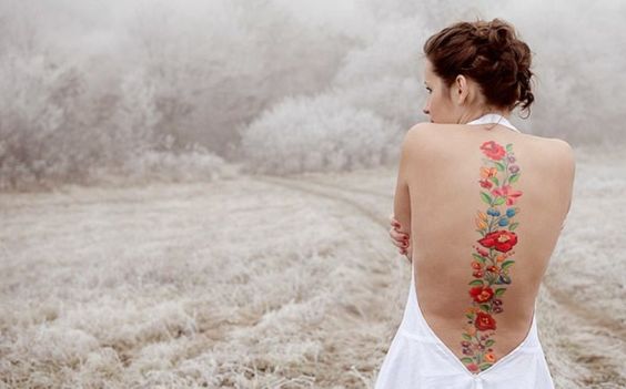 Flower tattoos design, idea 40