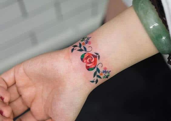 Flower tattoos design, idea 42