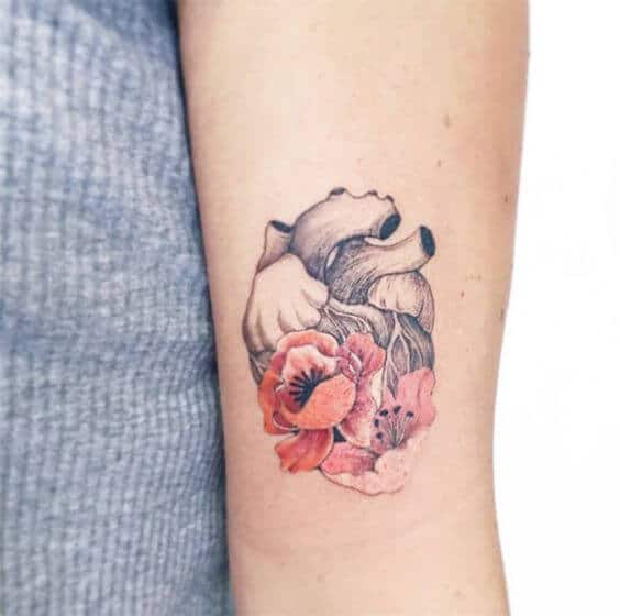 Heart tattoos design, idea 2