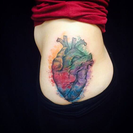 Heart tattoos design, idea 9