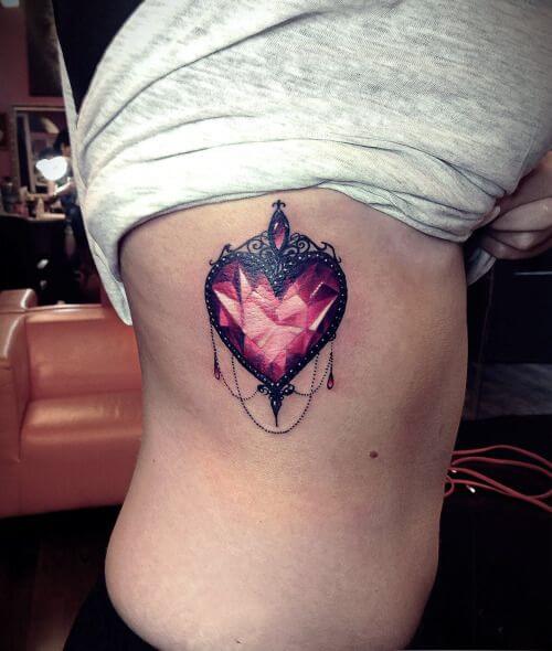 Heart tattoos design, idea 10