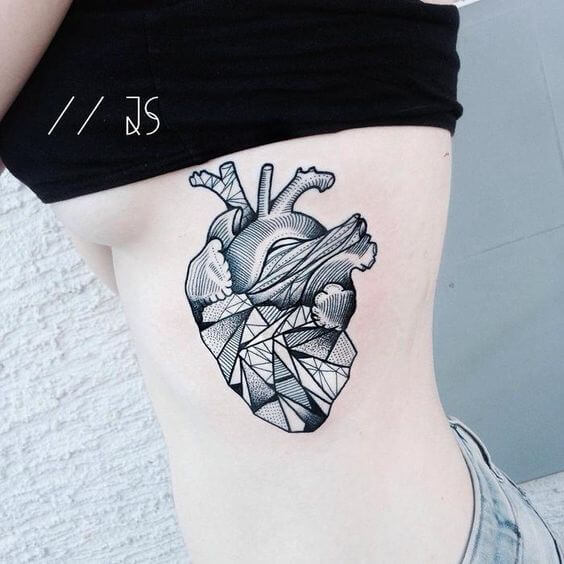 Heart tattoos design, idea 12