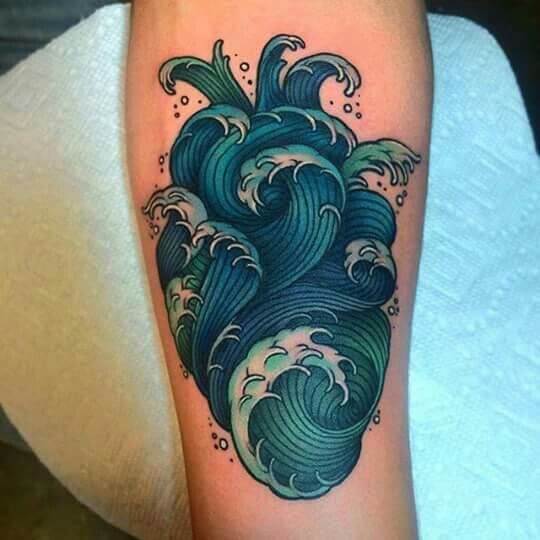 Heart tattoos design, idea 17