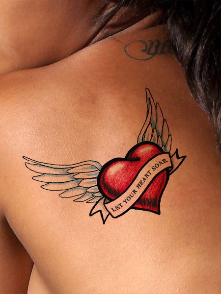 Heart tattoos design, idea 25