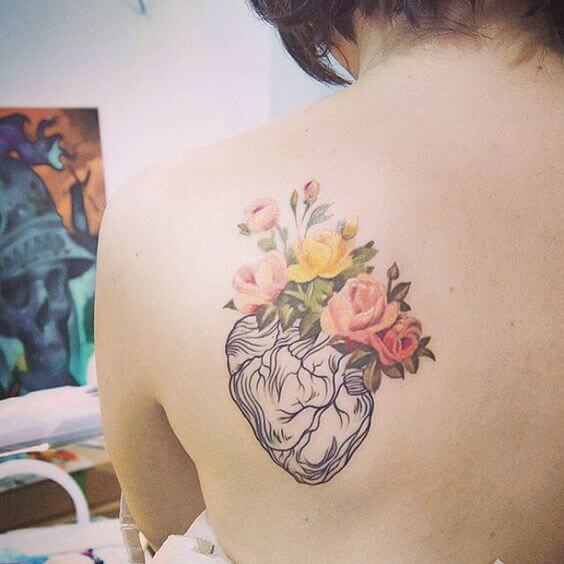 Heart tattoos design, idea 27