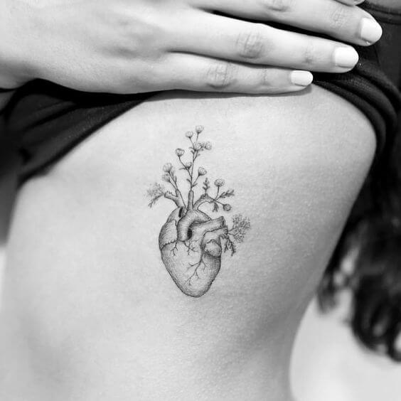 Heart tattoos design, idea 31
