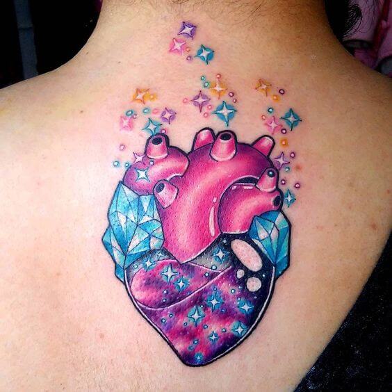 Heart tattoos design, idea 34
