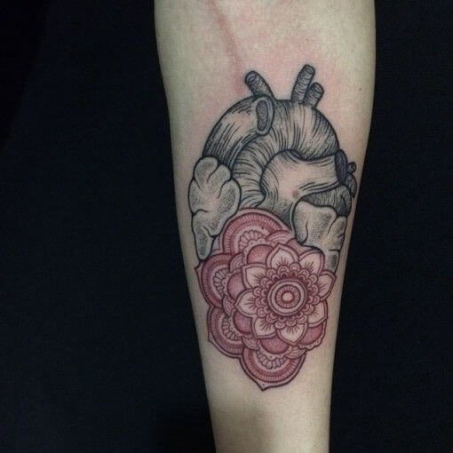 Heart tattoos design, idea 35