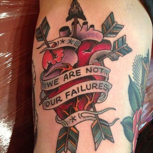 Heart tattoos design, idea 39