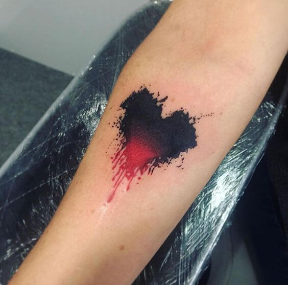 Heart tattoos design, idea 41