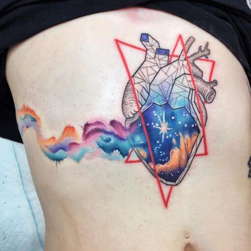 Heart tattoos design, idea 47