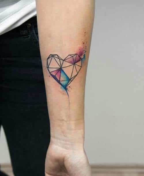 Heart tattoos design, idea 51