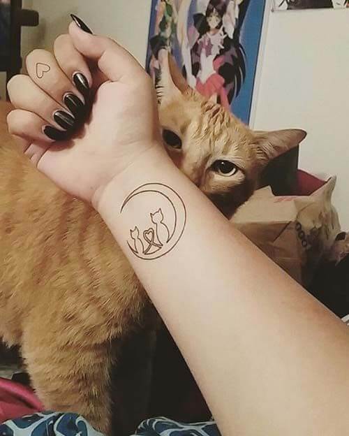 Wrist tattoos design, idea 2