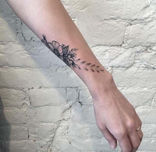 Wrist tattoos design, idea 5
