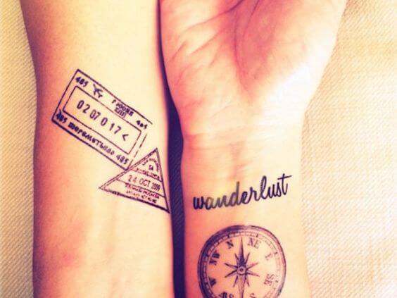 Wrist tattoos design, idea 6