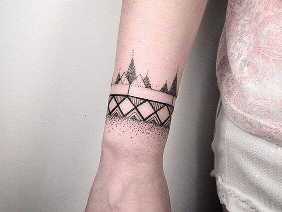 Wrist tattoos design, idea 10
