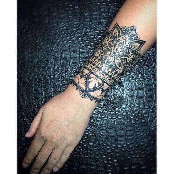 Wrist tattoos design, idea 17
