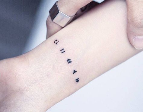 Wrist tattoos design, idea 19