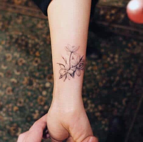 Wrist tattoos design, idea 26