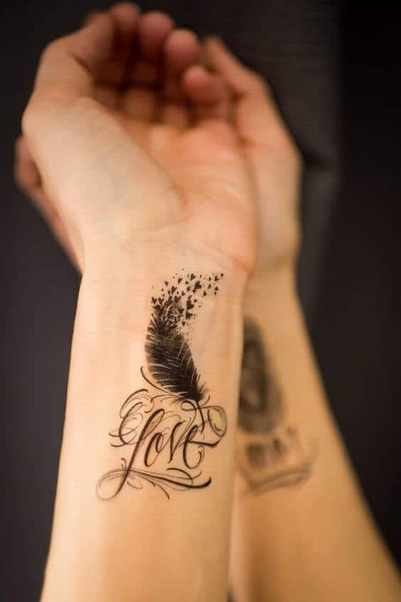 Wrist tattoos design, idea 31