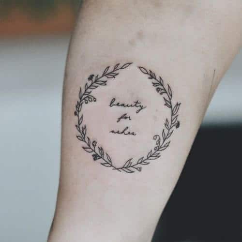 Quotes tattoos design, idea 3